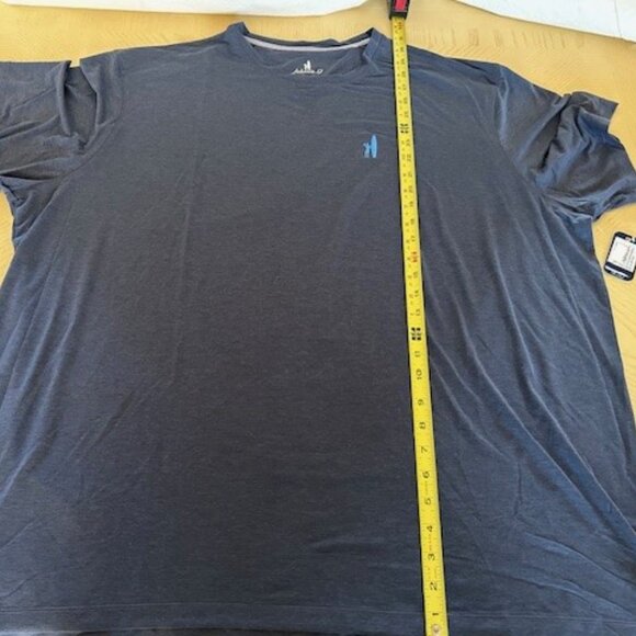JOHNNIE-O FEATHERWEIGHT MENS GREY S/S T-SHIRT SIZE 3XL EMBROIDERED BLUE SURFER - Picture 10 of 12
